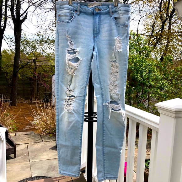 Garage Denim - Garage Distressed Super Skinny Jeans